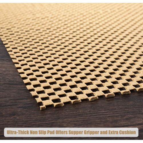  I FRMMY Premium Thick Non-Slip Area Rug Gripper Pad for Any Hard Surface Floor, Keeps Your Rugs in Place (2 x 4)