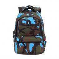 I IHAYNER Waterproof Camouflage Boys Backpack for School Kids Backpack School Bags Bookbags for Boys Large Orange