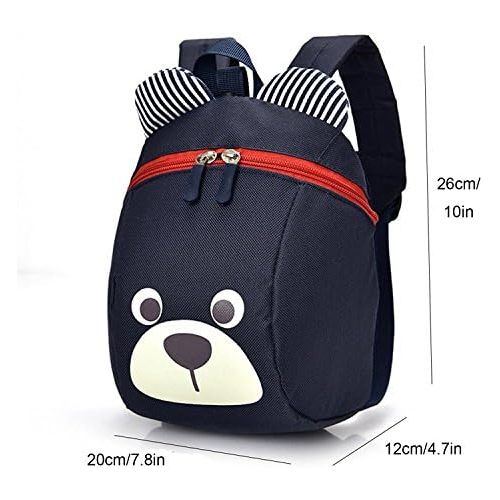  [아마존베스트]I IHAYNER Age 1-2Y Cute Bear Small Toddler Backpack With Leash Children Kids Backpack Bag for Boy Girl