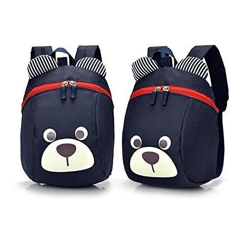  [아마존베스트]I IHAYNER Age 1-2Y Cute Bear Small Toddler Backpack With Leash Children Kids Backpack Bag for Boy Girl