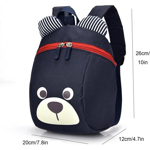  [아마존베스트]I IHAYNER Age 1-2Y Cute Bear Small Toddler Backpack With Leash Children Kids Backpack Bag for Boy Girl