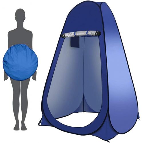  I IHAYNER Portable Outdoor Changing Tent Pop Up Privacy Instant Shower Tent,Rain Shelter with Window,Outdoor Toilet for Beach Camping Fishing Blue