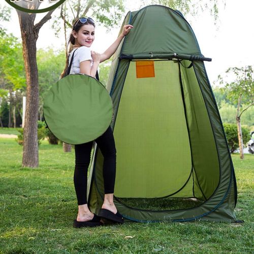  I IHAYNER Portable Outdoor Changing Tent Pop Up Privacy Instant Shower Tent,Rain Shelter with Window,Outdoor Toilet for Beach Camping Fishing Blue