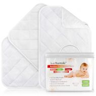 I LUV BAMBOO Changing PAD Liners Best for Baby Diaper Changing Table, Extra Soft Bamboo, White Waterproof...