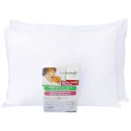 I LUV BAMBOO iLuvBamboo Toddler Pillowcase 2 Pack Set - Soft White 100% Bamboo - Shrink to Fit 13x18 and...