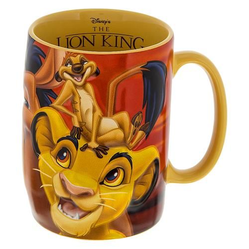 디즈니 Disney disney parks the lion king simba pumbaa and timon ceramic coffee mug new