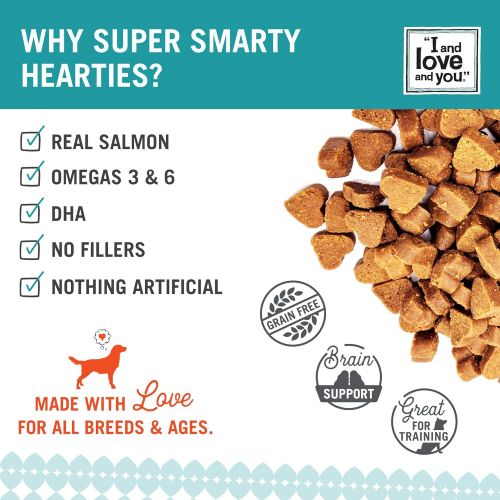  I and love and you Hearties Hip and Brain Support Dog Treats, 5 oz