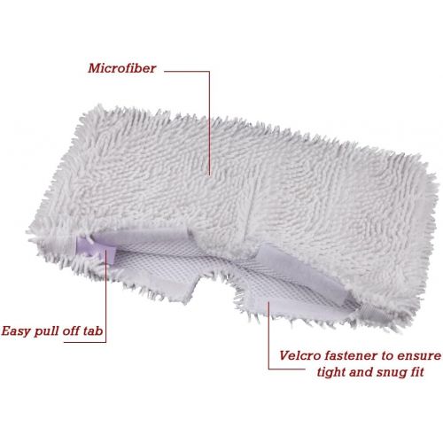  [아마존베스트]I clean Replacement Shark S3601 Steam Mops, 6Packs Pocket Microfiber Pads for Shark S3500 Series S3501 S3550 S3901 S3801 SE450 Lift Away Professional Vacuum Cleaners