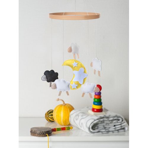  Baby Crib Mobile - Toys Perfect for Boys + Girls by i love bub (Baa Baa Black Sheep)