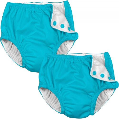  [아마존베스트]I play. i play. Baby Boys Reusable Absorbent Swim Diapers 2 Pack