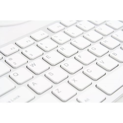 I-rocks I-Rocks White Aluminum X-Slim Keyboard for PC (KR-6402-WH)