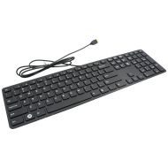 I-rocks I-Rocks Black Aluminum X-Slim Keyboard for PC (KR-6402-BK)