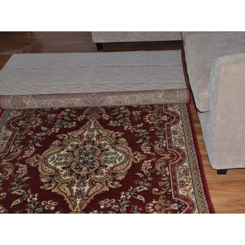  IBBM Non-Slip Rug Pad (5 x 8) - Trim To Fit Any Size - Used For Hard Surface Floor - Washable - Protect Floors and Rugs - Keeps Rugs Safe and in Place by 5 x 8