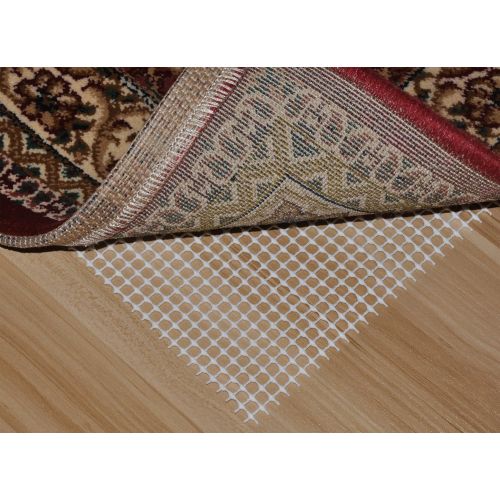  IBBM Non-Slip Rug Pad (5 x 8) - Trim To Fit Any Size - Used For Hard Surface Floor - Washable - Protect Floors and Rugs - Keeps Rugs Safe and in Place by 5 x 8