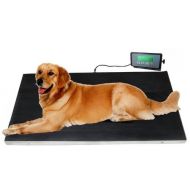 IBE SUPPLY 660lb Veterinary Dog Scale with Stainless Steel Platform and Rubber Mat for Dog Cat Pet Alpaca Llama Sheep Fish