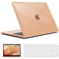 [아마존베스트]IBENZER New 2020 MacBook Air 13 inch Case M1 A2337 A2179 A1932, Hard Shell Case & Keyboard Cover & Screen Film for Apple Mac Air 13 Retina Display with Touch ID (2018-2020), Crysta