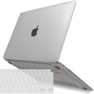[아마존베스트]IBENZER New 2020 MacBook Air 13 inch Case M1 A2337 A2179 A1932 Plastic Hard Shell Case with Keyboard Cover for Apple Mac Air 13 Retina Display with Touch ID (2018-2020), Frost Clea