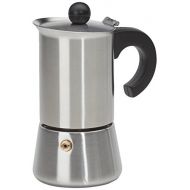 IBILI Ibili Indubasic Espressokocher aus rostfreiem Stahl fuer 2 Tassen, auch fuer Induktion geeignet