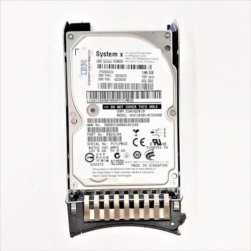  IBM 42D0633 IBM 146GB 10K 6Gbps 2.5 SFF Slim Hot-Swap SAS HDD