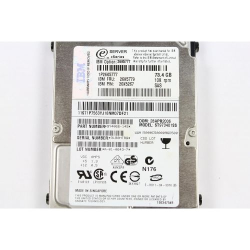  IBM 26K5267 73GB Hard Drive