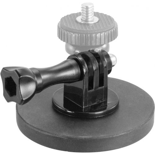  iBOLT 88mm Diameter Magnetic Mount Base w/ 1 / 4 20 Camera Screw and Compatible with GoPro Adapter