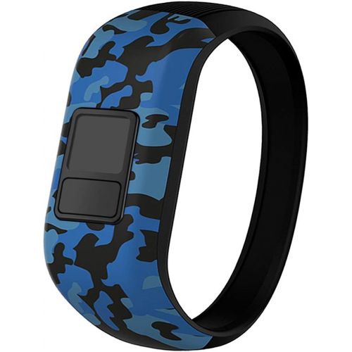  [아마존베스트]IBREK iBREK for Garmin Vivofit jr/jr 2/3 Bands, Silicone Stretchy Replacement Watch Bands for Kids Boys Girls Small Large(No Tracker)