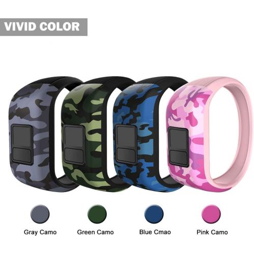  [아마존베스트]IBREK iBREK for Garmin Vivofit jr/jr 2/3 Bands, Silicone Stretchy Replacement Watch Bands for Kids Boys Girls Small Large(No Tracker)