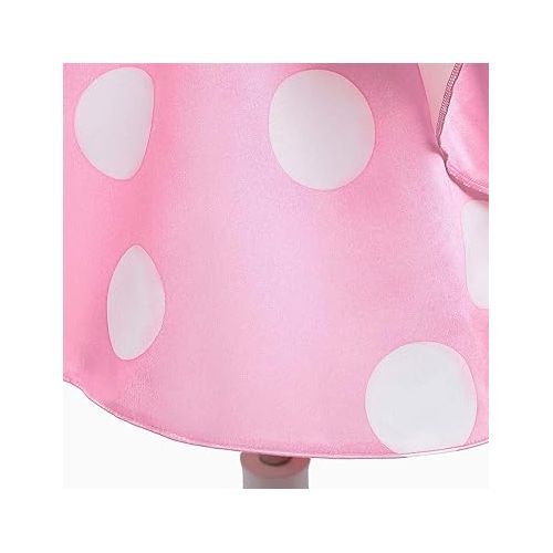  IBTOM CASTLE Baby Girl Polka Dots Princess Costume Birthday Fancy Dress up Party Cosplay Ears Dance Clothing Set