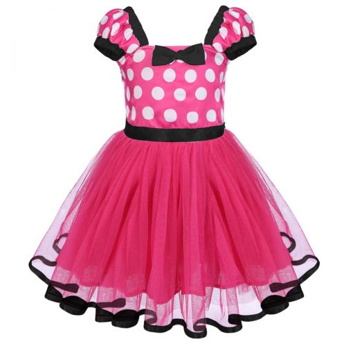  IBTOM CASTLE Toddlers Baby Girls Polka Dots Fancy Birthday Princess Party Cosplay Pageant Costume Tutu Dress Up Dance Skirt