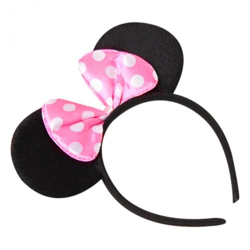  IBTOM CASTLE Girls Polka Dots Princess Party Cosplay Pageant Fancy Costume Tutu Birthday Dress up+Ears Headband