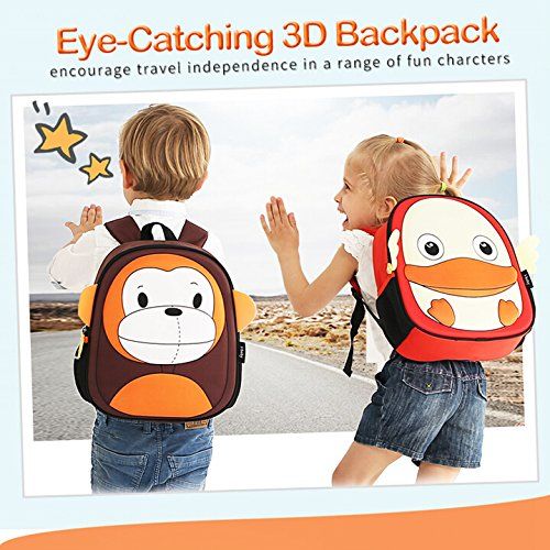 아이베이비 I-baby i-baby Kids Backpack 3D Animal Baby Backpack Waterproof Toddler School Bag Lunch Box Carry Bag for Kindergarten and Preschool