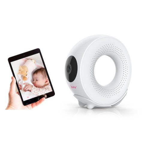 아이베이비 iBaby Monitor M2S Plus, 1080p Full HD Wi-Fi Digital Video Baby Monitor with Temp & Humidity Detector and Sound and Motion Alerts