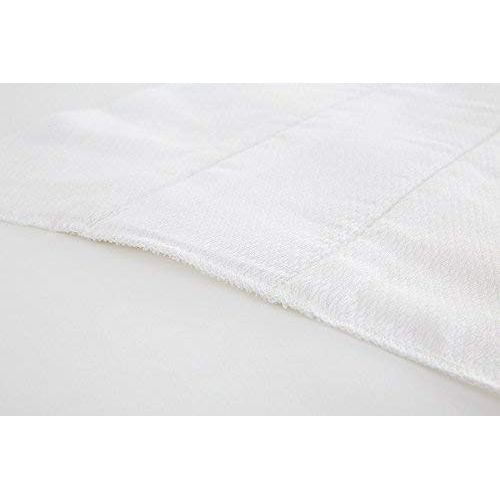 아이베이비 Hibaby 6 Pack Cotton Burp Cloths, Prefold Cloth Diaper,White,13 x 19 Inch,2+3+2