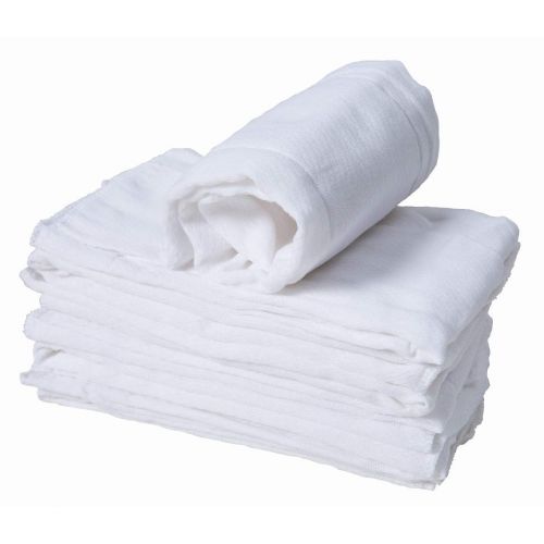 아이베이비 Hibaby Cotton Burp Cloths, Prefold Cloth Diaper (2+3+2 with Padding)