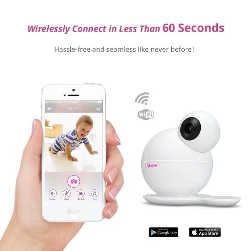 아이베이비 IBaby iBaby Wi-Fi Wireless Digital Baby Video Camera with Night Vision and Music Player