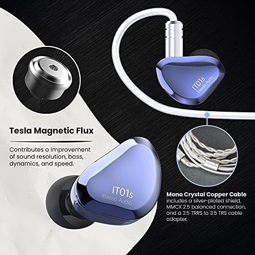  [아마존베스트]iBasso IT01S Audiophile In-Ear Monitor - Blue