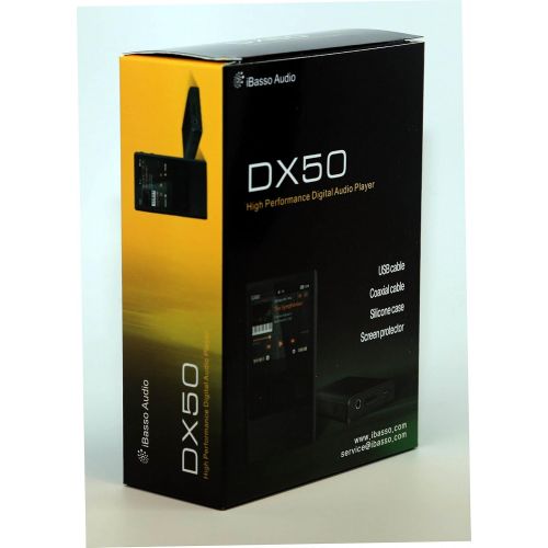  IBasso iBasso DX50 HD Studio Mastering Quality Music Player with WOLFSON WM8740 192kHz24-bit DAC [Full USA One Year Warranty from Authorized iBasso Distributor]