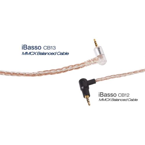  IBasso iBasso CB13 MMCX Monocrystal Silver & Copper Braided Balanced Cable for IT03 In Ear Monitor (IEM) Headphones