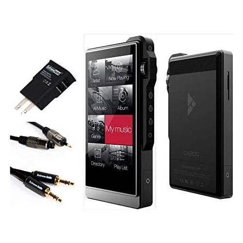  IBasso iBasso DX200 High Resolution Reference Audio Player include US Warranty (Dual ES9028PRO SABRE 32bit 8 CH Pro DAC) with Extreme Audio Optical Connection Kit and USB Charger