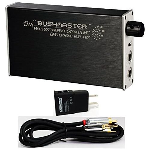  IBasso iBasso D14 Bushmaster Portable Headphone AmplifierDAC with Optical & 3.5mm Stereo to RCA Connection Kit