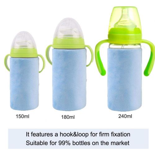  IBaste Warme Milch Isolierbeutel Flaschenwarmer Thermostat Baby kostwarmer Babyflaschenwarmer USB Flaschenwarmer Isolierungsabdeckung Fuetterung Flasche Tasche Thermostat Outdoor Tragbare