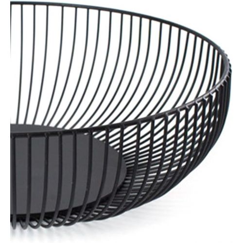  iBaste Fruit Basket Metal Bread Basket Round Drain Basket Vegetable Basket Decorative Bowl Multi-Purpose Basket Nordic Style