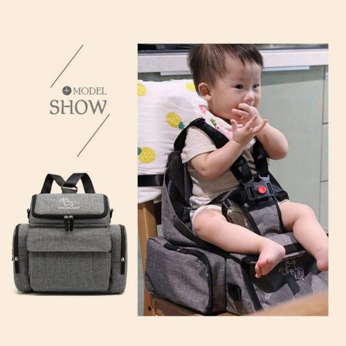  IBaste Mummy Backpack Large Capacity Multi-Function Travel Bag Baby Seats Backpack for Outdoor