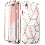 [아마존베스트]I-Blason i-Blason Cosmo Full-Body Glitter Bumper Case for iPhone XR 2018 Release, Marble, 6.1