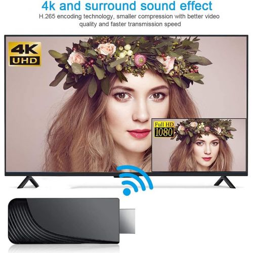  [아마존베스트]WiFi Display Dongle, iBosi Cheng 5G/2.4G Wireless Display Receiver Full HD 1080P HDMI Dongle for Smartphones Laptops to HDTV Projector Car Monitor