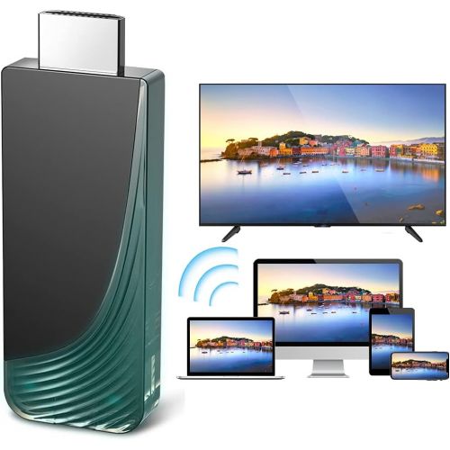  [아마존베스트]WiFi Display Dongle, iBosi Cheng 5G/2.4G Wireless Display Receiver Full HD 1080P HDMI Dongle for Smartphones Laptops to HDTV Projector Car Monitor