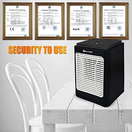  IC ICLOVER Portable Ceramic Space Heater, 750/1500W Oscillating Electric Heater & Fan Combo, Overheat & Tip Over Protection, Portable Handle, Safe and Quiet for Home Office Bedroom