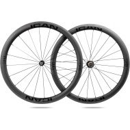 ICAN Alpha 40/45/50/55 Carbon Road Bike Wheelset Clincher Tubeless Ready Rim Brake 700C 20/24 Holes