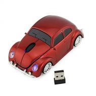 ICCUN 2.4GHz Wireless Mouse Portable Optical Gaming Mouse Cool Sport 3D Car Shape Cordless Mice 1200DPI 3 Buttons with USB Receiver for Notebook PC Laptop Computer Mac
