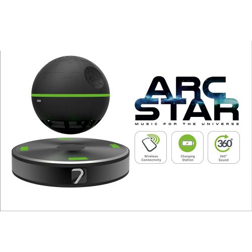  [아마존베스트]Unknown Arc Star Floating Speaker | Bluetooth and NFC | Smartphone Charger | 360° Sound